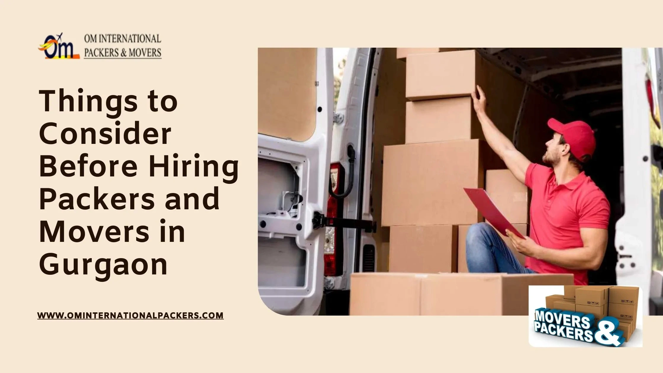 Things to Consider Before Hiring Packers and Movers in Gurgaon